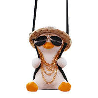 Swinging Duck Car Mirror Pendant