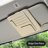 Car Sun Visor Organizer Multi-Pocket Auto Interior Accessories Pocket Organizer Car Document Storage Pouch Pen Holder