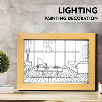 Homey LED Wall Painting