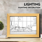 Homey LED Wall Painting
