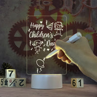 Note Board LED Night Lamp