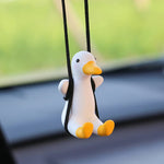 Swinging Duck Car Mirror Pendant