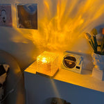 Dynamic Fire & Water Ambiance Night Lamp