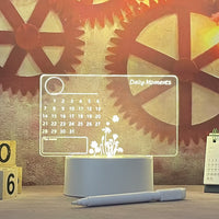 Note Board LED Night Lamp