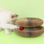 Self-Enveloping Cat Scratch Board Toy