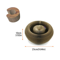 Self-Enveloping Cat Scratch Board Toy