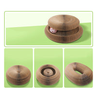 Self-Enveloping Cat Scratch Board Toy