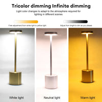 Stylish Modern Indoor/ Outdoor Rechargeable Table Lamp