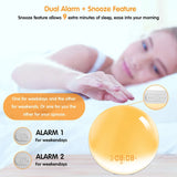 Gentle Sunrise/Sunset Sleep Aid Alarm Clock