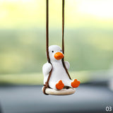 Swinging Duck Car Mirror Pendant