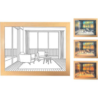 Homey LED Wall Painting