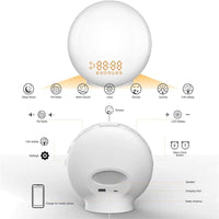 Gentle Sunrise/Sunset Sleep Aid Alarm Clock