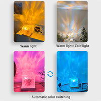 Dynamic Fire & Water Ambiance Night Lamp