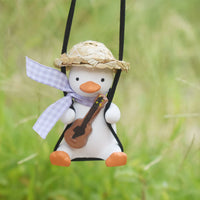 Swinging Duck Car Mirror Pendant