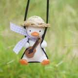 Swinging Duck Car Mirror Pendant
