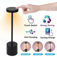Stylish Modern Indoor/ Outdoor Rechargeable Table Lamp