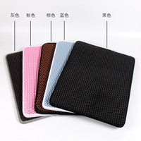 Waterproof Easy-Clean Cat Mat | Pet Litter Box Mat Non-Slip Sand Cat Pad Washable Bed Mat Clean Pad Products