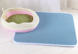 Waterproof Easy-Clean Cat Mat | Pet Litter Box Mat Non-Slip Sand Cat Pad Washable Bed Mat Clean Pad Products