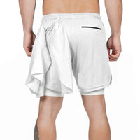 2 in 1 Quick Dry Gym & Running Shorts 
