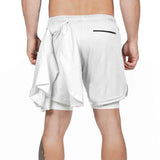 2 in 1 Quick Dry Gym & Running Shorts 