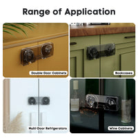 EUDEMON Childproof Transparent Refrigerator Lock