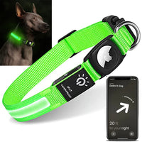 Airtag Led Waterproof Dog Collar