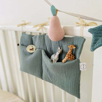 Soft Cotton Baby Crib Storage Bag