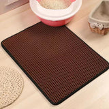 Waterproof Easy-Clean Cat Mat | Pet Litter Box Mat Non-Slip Sand Cat Pad Washable Bed Mat Clean Pad Products