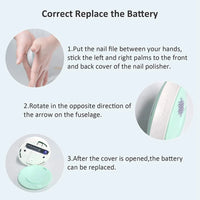 Whisper Soft Electric Baby Nail Trimmer