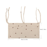 Soft Cotton Baby Crib Storage Bag