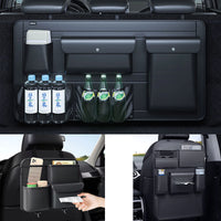 Premium Backseat Leather Car Organizer