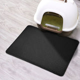 Waterproof Easy-Clean Cat Mat | Pet Litter Box Mat Non-Slip Sand Cat Pad Washable Bed Mat Clean Pad Products