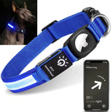 Airtag Led Waterproof Dog Collar