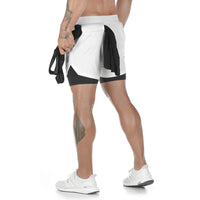 2 in 1 Quick Dry Gym & Running Shorts 