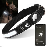 Airtag Led Waterproof Dog Collar
