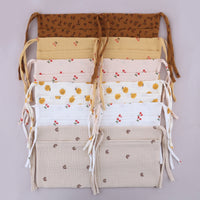 Soft Cotton Baby Crib Storage Bag