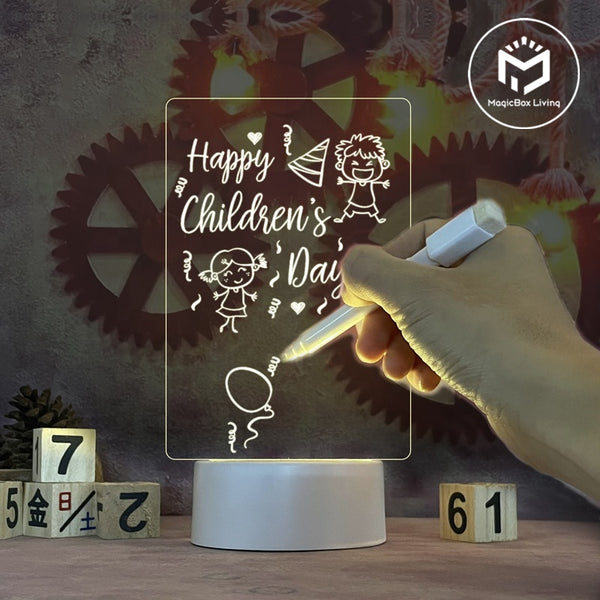 Note Board LED Night Lamp