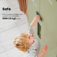 EUDEMON Childproof Transparent Refrigerator Lock
