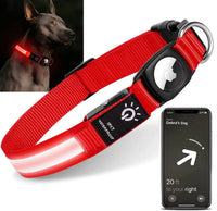 Airtag Led Waterproof Dog Collar