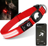 Airtag Led Waterproof Dog Collar