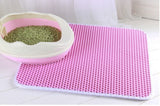 Waterproof Easy-Clean Cat Mat | Pet Litter Box Mat Non-Slip Sand Cat Pad Washable Bed Mat Clean Pad Products