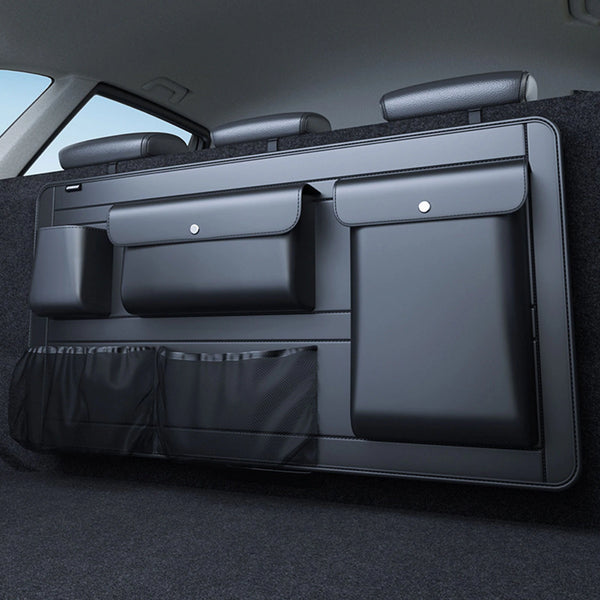 Premium Backseat Leather Car Organizer