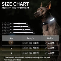 Airtag Led Waterproof Dog Collar