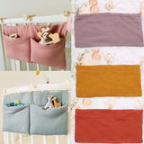 Soft Cotton Baby Crib Storage Bag
