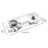 EUDEMON Childproof Transparent Refrigerator Lock