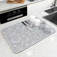 Super Absorbtion Anti-Slip Countertop Drying Mat 