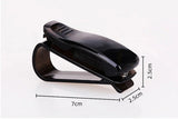 Multipurpose Leather Sunglasses Car Clip