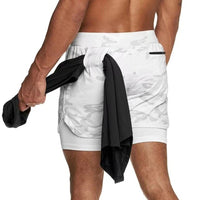 2 in 1 Quick Dry Gym & Running Shorts 