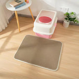 Waterproof Easy-Clean Cat Mat | Pet Litter Box Mat Non-Slip Sand Cat Pad Washable Bed Mat Clean Pad Products