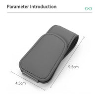 Multipurpose Leather Sunglasses Car Clip